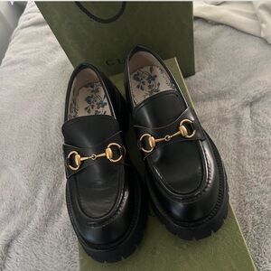 EXCLUSIVE horsebit-detail leather loafers